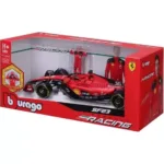 Bburago 1:24 F1 Model Car Scuderia Ferrari SF-23 2023 with figure #16 Charles Leclerc 18-26809