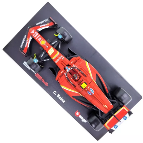 Bburago 1/43 F1 Model Car (Premium Version) Scuderia Ferrari 2024 SF-24 #55 Carlos Sainz 18-36843