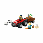 LEGO City Red Farm Tractor with Trailer & Sheep 60461