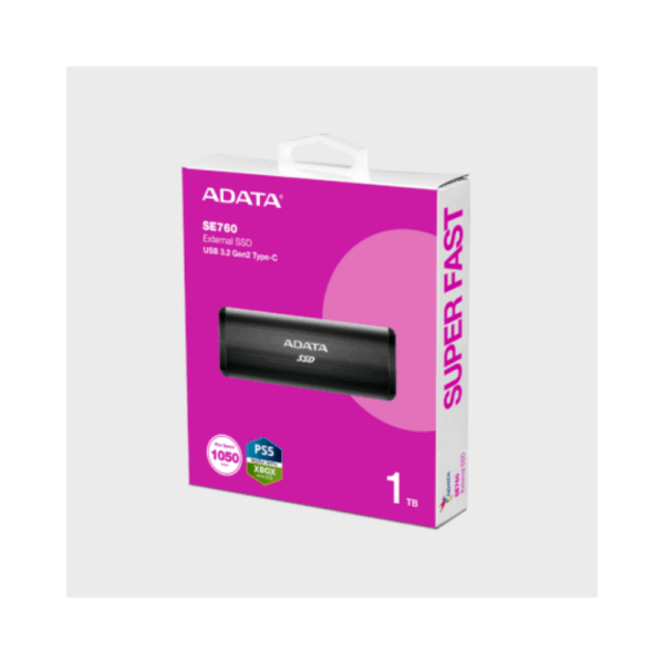 Adata SE760 USB C Portable SSD 1TB