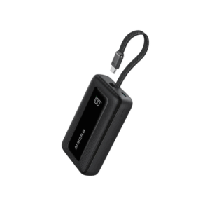 Anker Zolo Powerbank 10000mAh 30W Power Bank Portable Charger with Built-in USB C Cable A1688