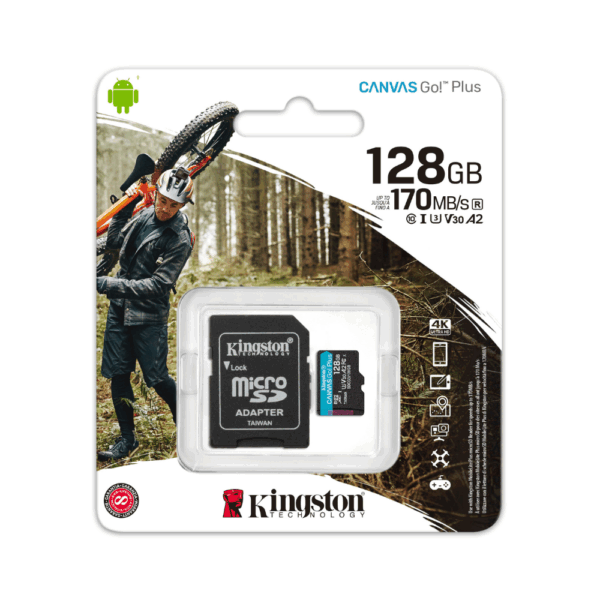 Kingston CANVAS Go Plus 128GB MicroSD Card