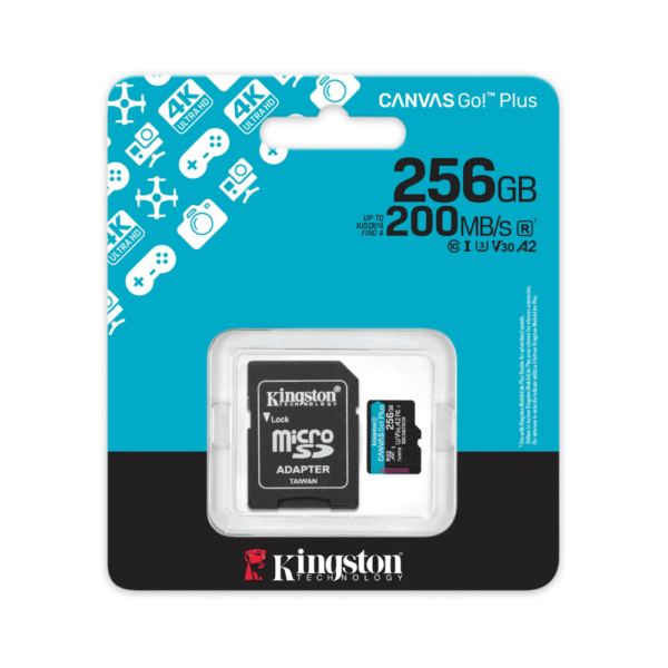 Kingston CANVAS Go Plus 512GB MicroSD Card 200MB/s