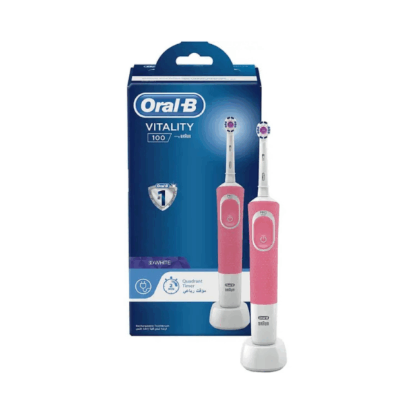 Oral-B Vitality 100 CrossAction Electric Rechargeable Toothbrush D100.413.1 (Pink)