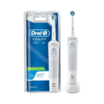 Oral-B Vitality 100 Crossaction Rechargeable Electric Toothbrush (White)-1