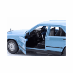 Bburago 124 1987 Mercedes-Benz 190E (Blue)-1