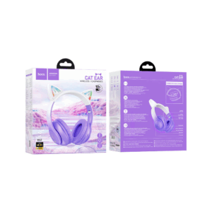 HOCO W42 Cats Ears Wireless Headphones (Purple Grape)