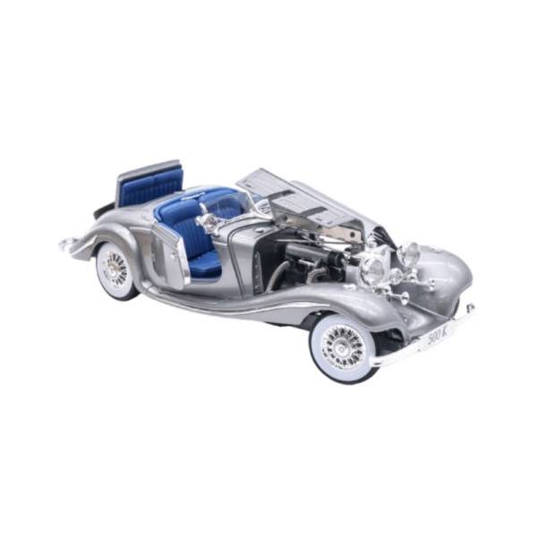 Maisto 1:18 Mercedes Benz 500K Special Roadster 1936 (Silver)