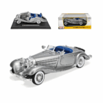 Maisto 118 Mercedes Benz 500K Special Roadster 1936 (Silver)-3