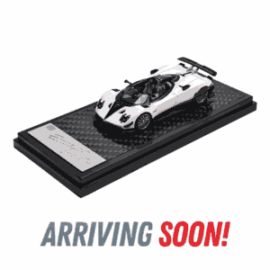 LCD 1/64 Pagani Zonda HP Barchetta (White color)