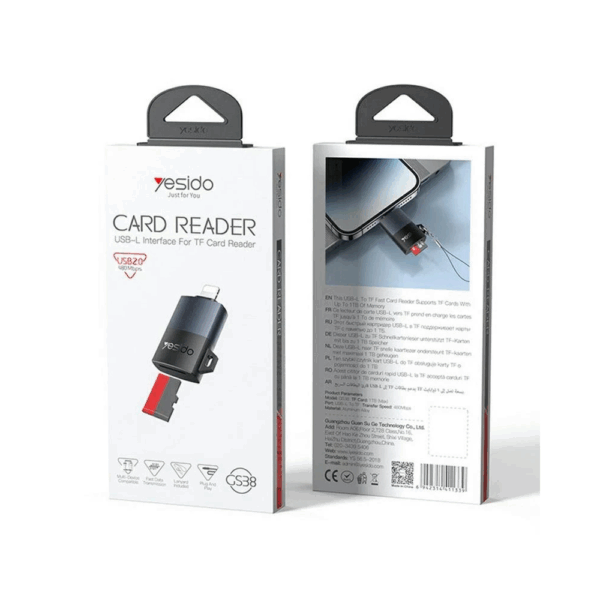 Yesido GS38 Lightning to TF Card Reader