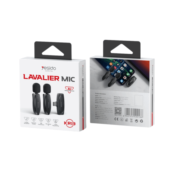 Yesido KR13 Type-C 2 Wireless MEMS Microphone