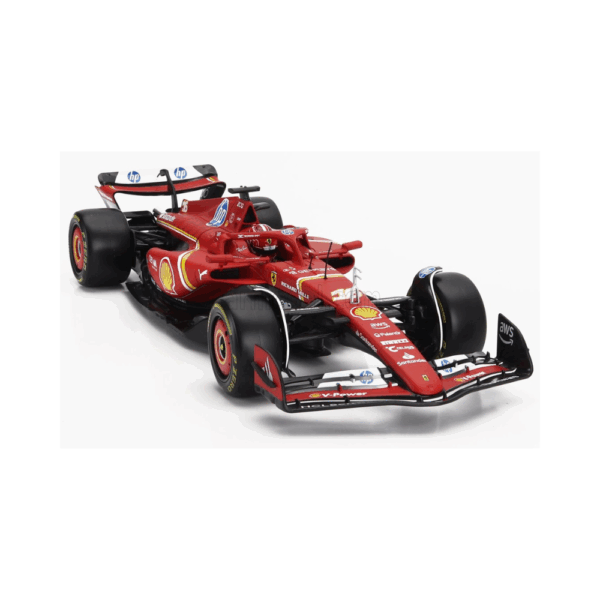 Bburago 1/18 F1 Model Car SF-24 Team Scuderia Ferrari #16 Season 2024 Charles Leclerc 18-16815-L