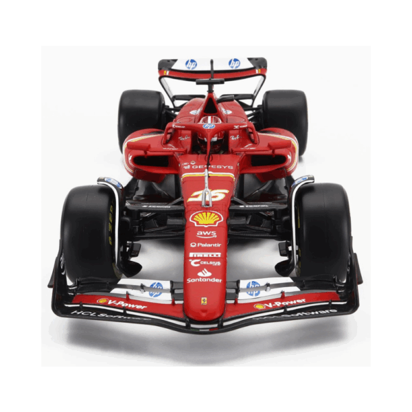 Bburago 1/18 F1 Model Car SF-24 Team Scuderia Ferrari #16 Season 2024 Charles Leclerc 18-16815-L