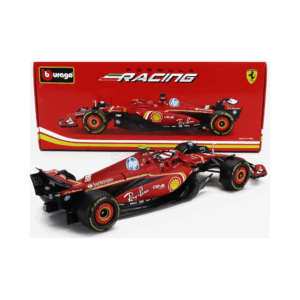 Bburago 1/18 F1 Model Car SF-24 Team Scuderia Ferrari #55 Season 2024 Carlos Sainz jr. 18-16815-S