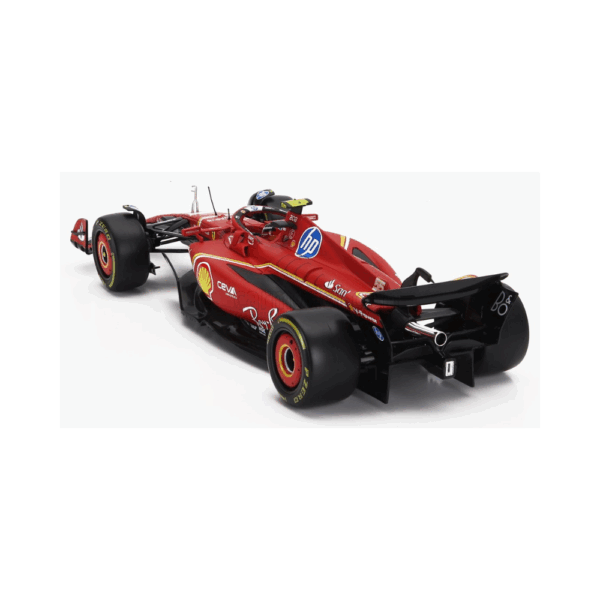 Bburago 1/18 F1 Model Car SF-24 Team Scuderia Ferrari #55 Season 2024 Carlos Sainz jr. 18-16815-S