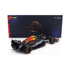 Bburago 1:24 F1 Model Car Red Bull RB19 2023 #1 MAX VERSTAPPEN With Pilot and Showcase 18-28030-V-MIAMI