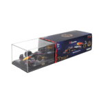 Bburago 124 F1 Model Car Red Bull RB19 2023 #1 MAX VERSTAPPEN With Pilot and Showcase 18-28030-V-MIAMI-4