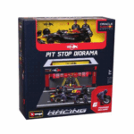 Bburago 143 F1 Garage Pit-Stop Diorama Oracle Red Bull Racing 2024 RB20 #1 Max Verstappen 18-38453-1
