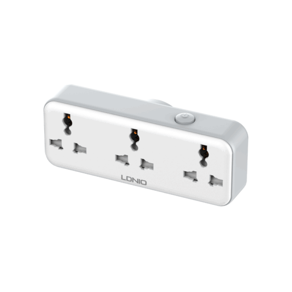 LDNIO 3 AC Outlets Portable Extension Power Socket SC3317