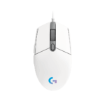 Logitech G203 LIGHTSYNC RGB 6 Button Gaming Mouse (White)