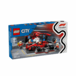 LEGO CITY F1 Pit Stop and Pit Crew with Ferrari Car 60443-5