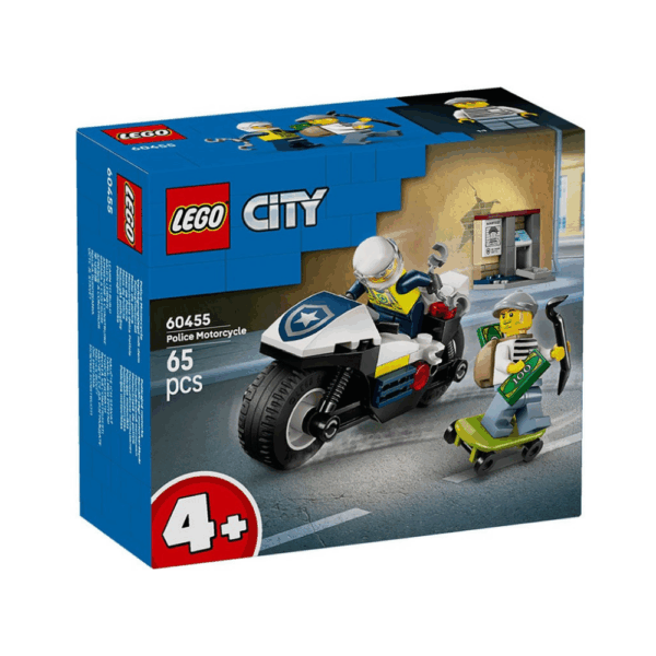 LEGO CITY Police Motorcycle Chase 60455