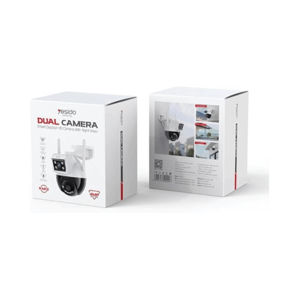 YESIDO KM12 4MP Smart HD Night Vision Outdoor Security Camera