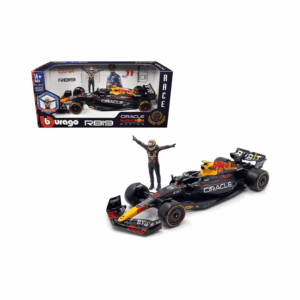 Bburago 1/24 F1 Model Car Red Bull RB19 #11 Sergio Perez with figure 18-28036