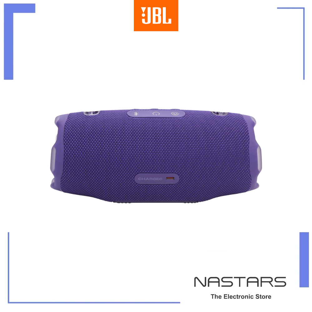 JBL Charge 6 Portable Waterproof Speaker (Purple)
