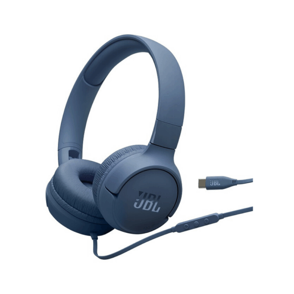 JBL Tune 520C USB-C Wired Headphones (Blue) JBL Tune 520C USB-C Wired Headphones (Blue)
