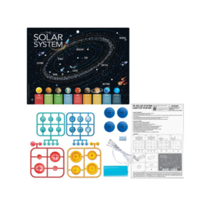 4M KidzLabs 3D Solar System Light-Up Poster