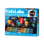 4M KidzLabs 3D Solar System Light-Up Poster