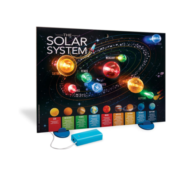 4M KidzLabs 3D Solar System Light-Up Poster