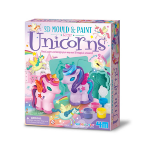 4M Mould & Paint 3D Glitter Unicorns
