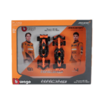 Bburago 143 Model Car McLaren Mercedes MCL38 2 Car Set #4 Lando Norris + #81 Oscar Piastri 2024 18-38109-2