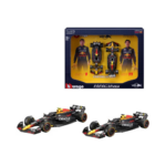 Bburago 1/43 Model Car Oracle Red Bull Racing RB20 #1 Max Verstappen + #11 Sergio Perez 2024 18-38099