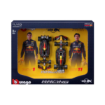 Bburago 143 Model Car Oracle Red Bull Racing RB20 #1 Max Verstappen + #11 Sergio Perez 2024 18-38099-2