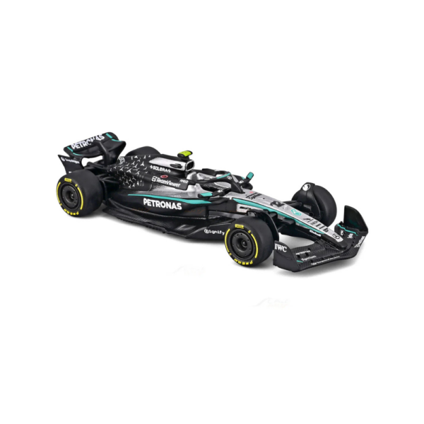 Bburago 1/64 Model Car Mercedes-AMG Petronas 2025 W16 E-Performance #12 Kimi Antonelli 18-58008A