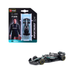 Bburago 1/64 Model Car Mercedes-AMG Petronas 2025 W16 E-Performance #63 George Russell 18-58002 (Blister Pack)