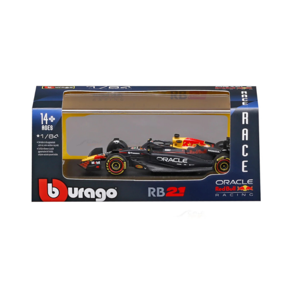 Bburago 1/64 Model Car Oracle Red Bull Racing RB21 Max Verstappen 18-58009M