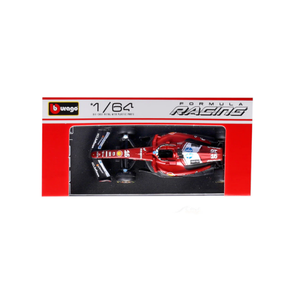 Bburago 1/64 Model Car Scuderia Ferrari SF-25 #16 Charles Leclerc 18-56804L