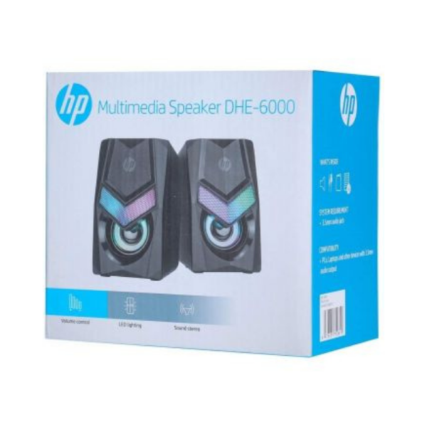 HP DHE-6000 Wired Speaker RGB Backlight