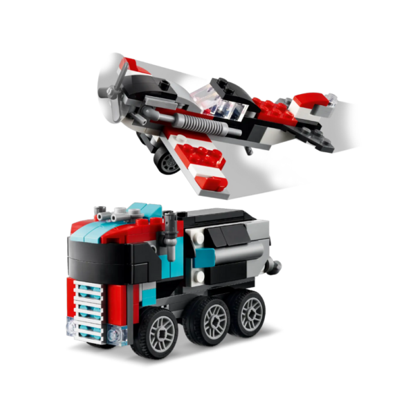 LEGO Creator 3-in-1 Flatbed Truck with Helicopter 31146