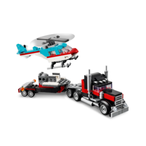 LEGO Creator 3-in-1 Flatbed Truck with Helicopter 31146