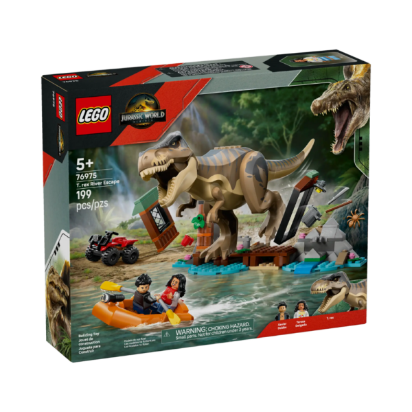 Lego Jurassic World T. rex River Escape 76975