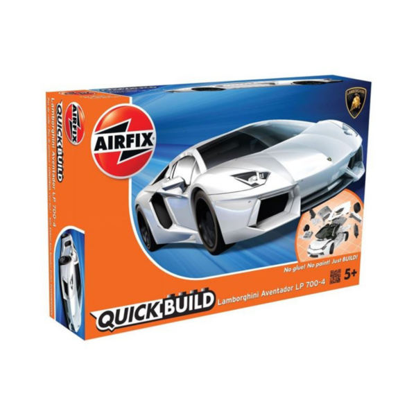 Airfix J6019 QUICKBUILD Lamborghini Aventador (white) (1) Airfix J6019 QUICKBUILD Lamborghini Aventador (white)