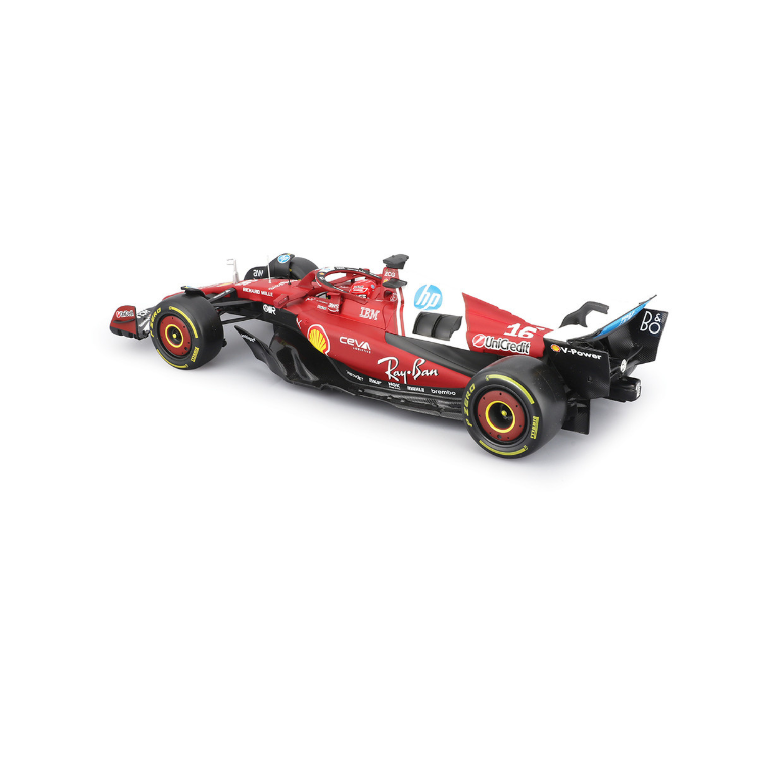 Bburago 118 F1 Model Car Ferrari 2025 #16 Charles Leclerc 18-16816CL-1