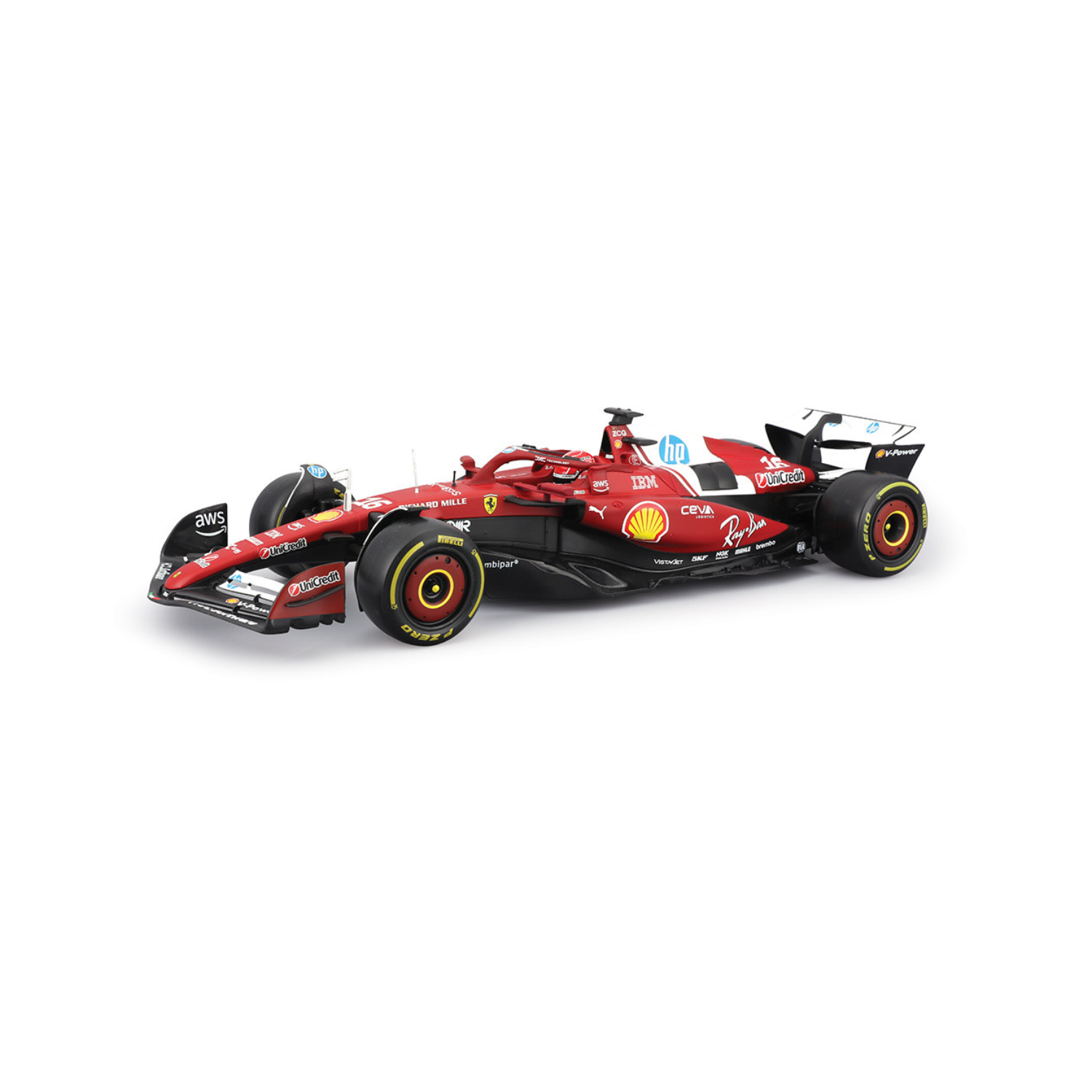 Bburago 118 F1 Model Car Ferrari 2025 #16 Charles Leclerc 18-16816CL Bburago 1/18 F1 Model Car Ferrari 2025 #16 Charles Leclerc 18-16816CL