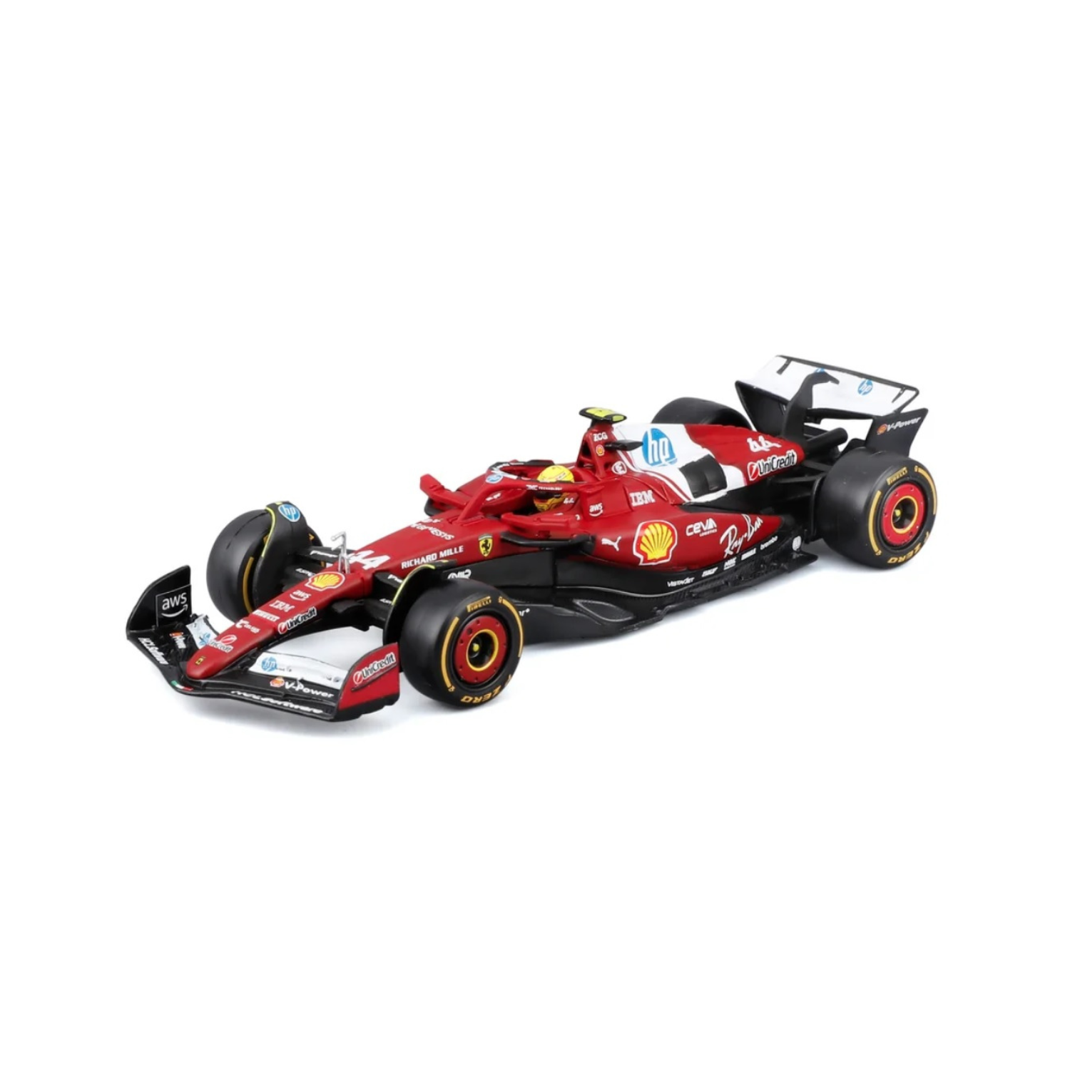 Bburago 143 F1 Model Car Scuderia Ferrari 2025 SF-25 #44 Lewis Hamilton Bburago 1/43 F1 Model Car Scuderia Ferrari 2025 SF-25 #44 Lewis Hamilton